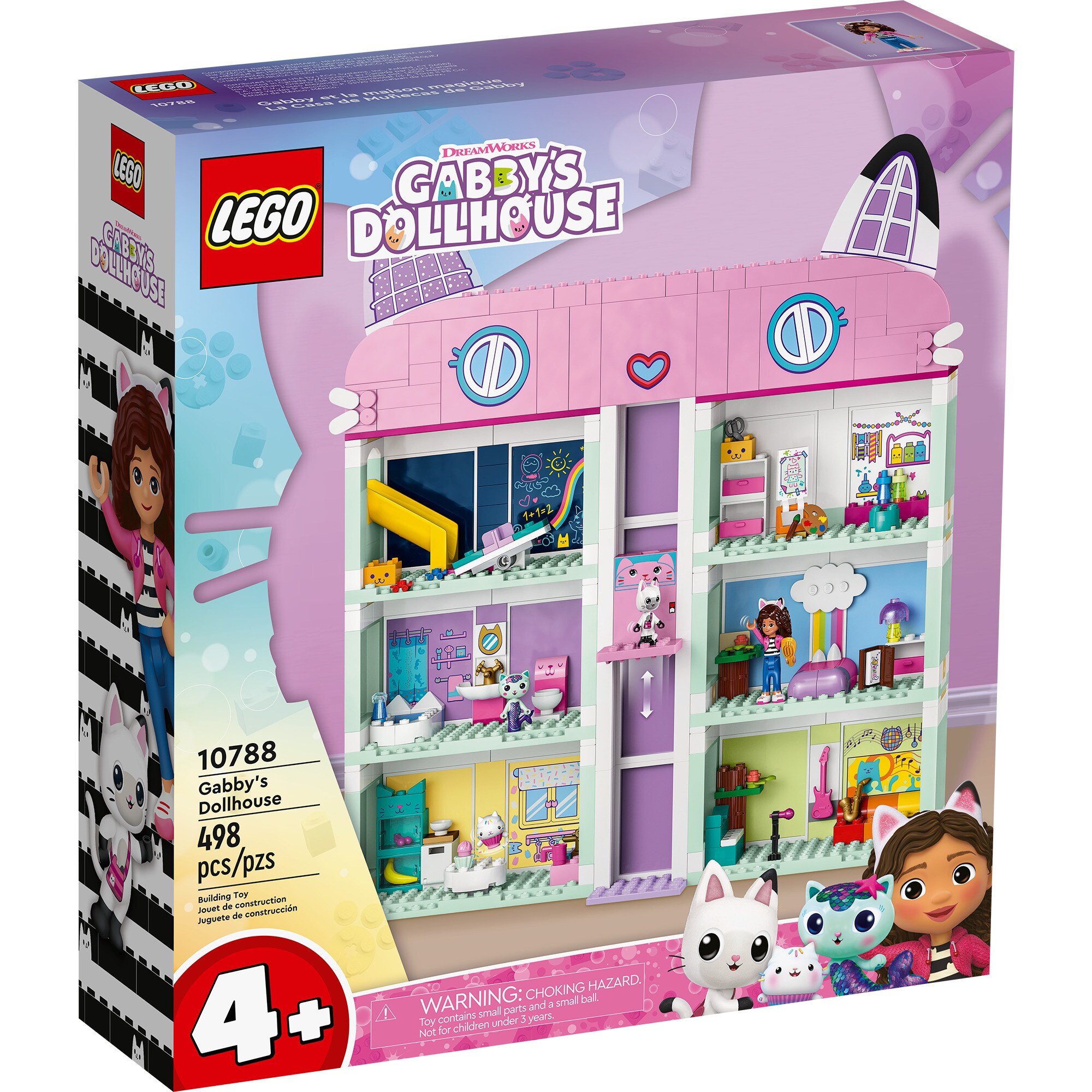 LEGO Konstruktionsspielzeug Gabby's Dollhouse Gabbys Puppenhaus