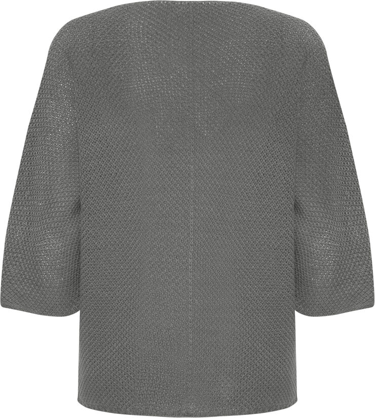 Fransa FXRETA KNIT BLOUSE Medium grey melange