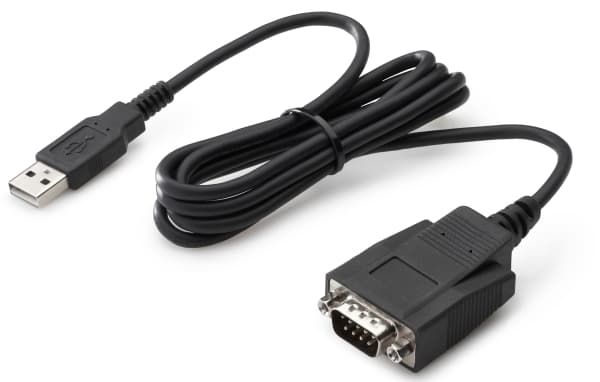 HP - Seriell adapter - USB - RS-232 x 1 - svart - for HP 34, Z1 G9; Elite 600 G9, 800 G9, t655; Pro 260 G9, 400 G9, t550; ProOne 440 G9