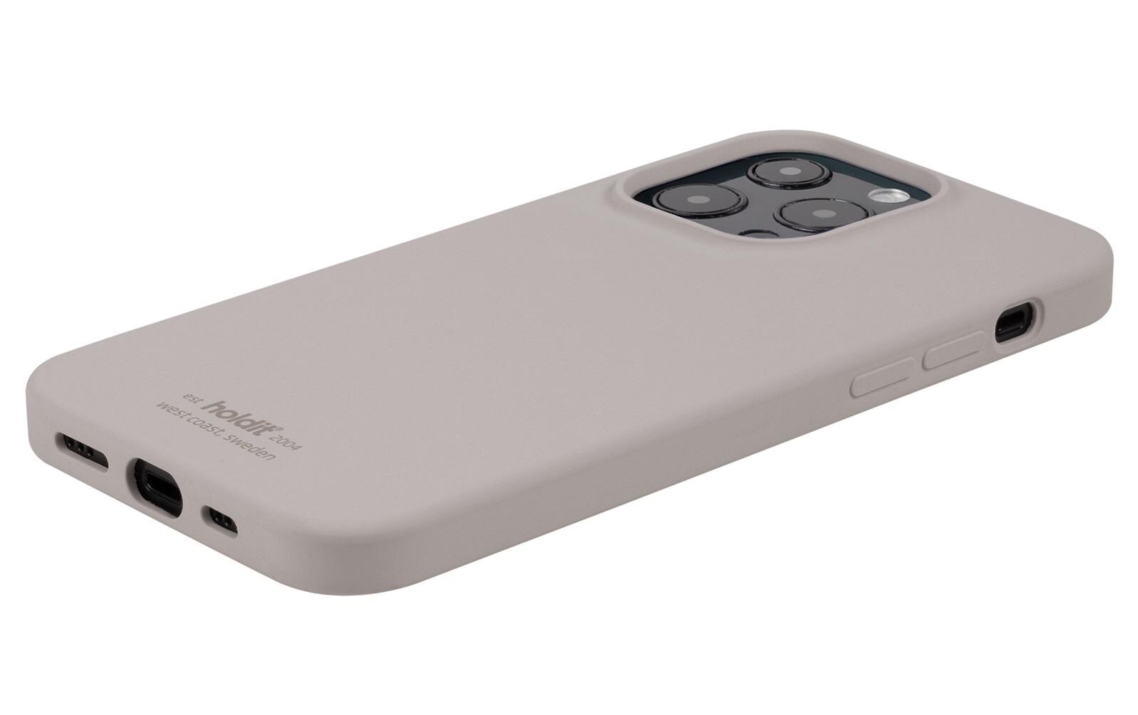 Back Cover Silicone iPhone 13 Pro TaupeModerne Handyhülle aus ultradünnem und griffigem Silikon für das Apple iPhone 13 Pro