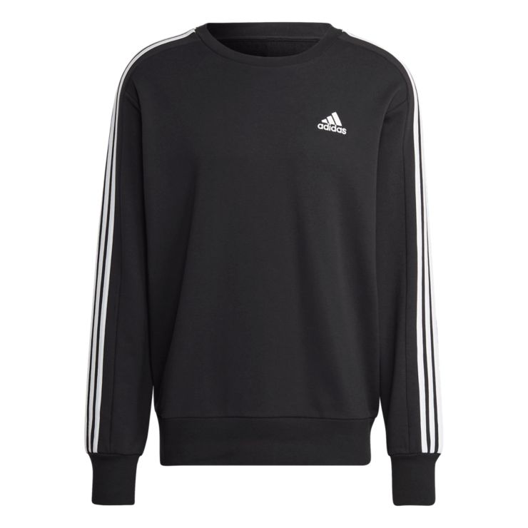 Adidas SportswearEssentials French Terry 3-Streifen Sweatshirt - schwarz