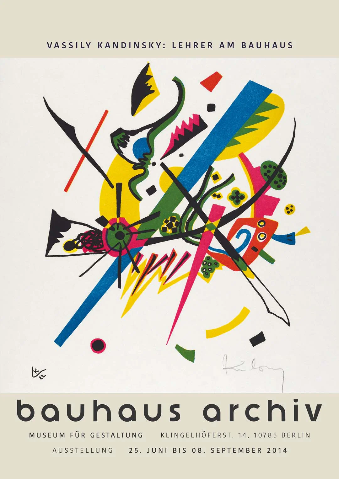 Kleine Welten Nr. 1 von Wassily Kandinsky Ausstellung