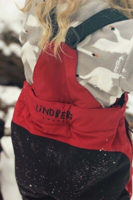 Lindberg Colden Overtrekksbukser, Rød