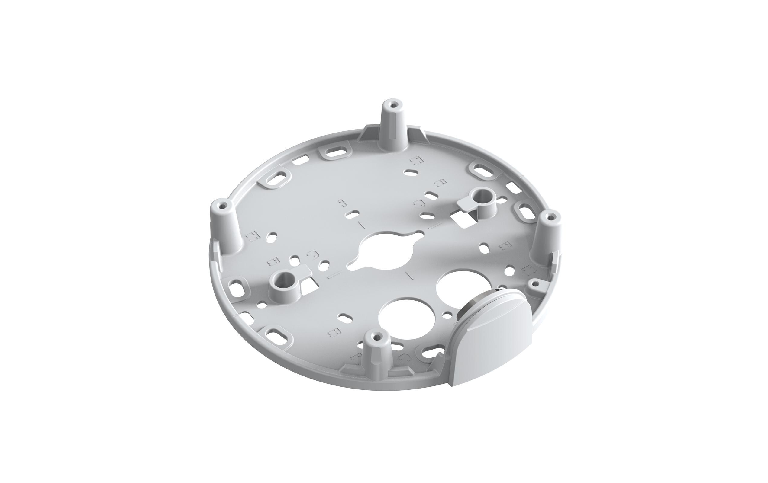 Montageset TQ3001-E Mounting Bracket Weiss 5 Stück<br>Für Anschlussdosen und Montagezubehör