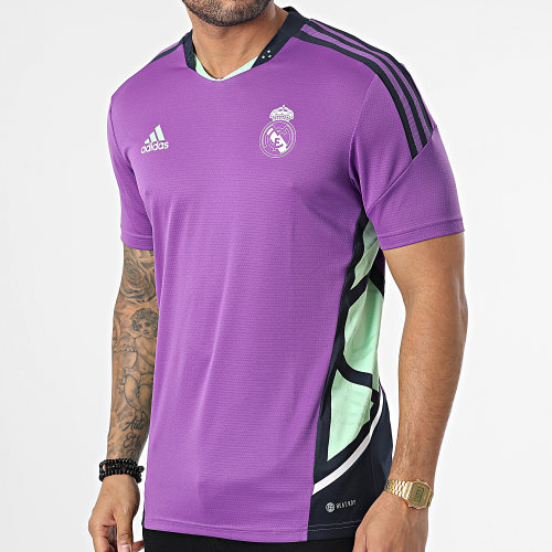 Maillot De Foot A Bandes Real Madrid HT8794 Violet