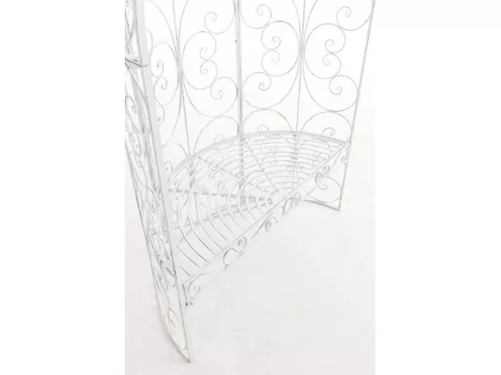 Arche à rosiers - Métal & Métal - Blanc antique - Rosie