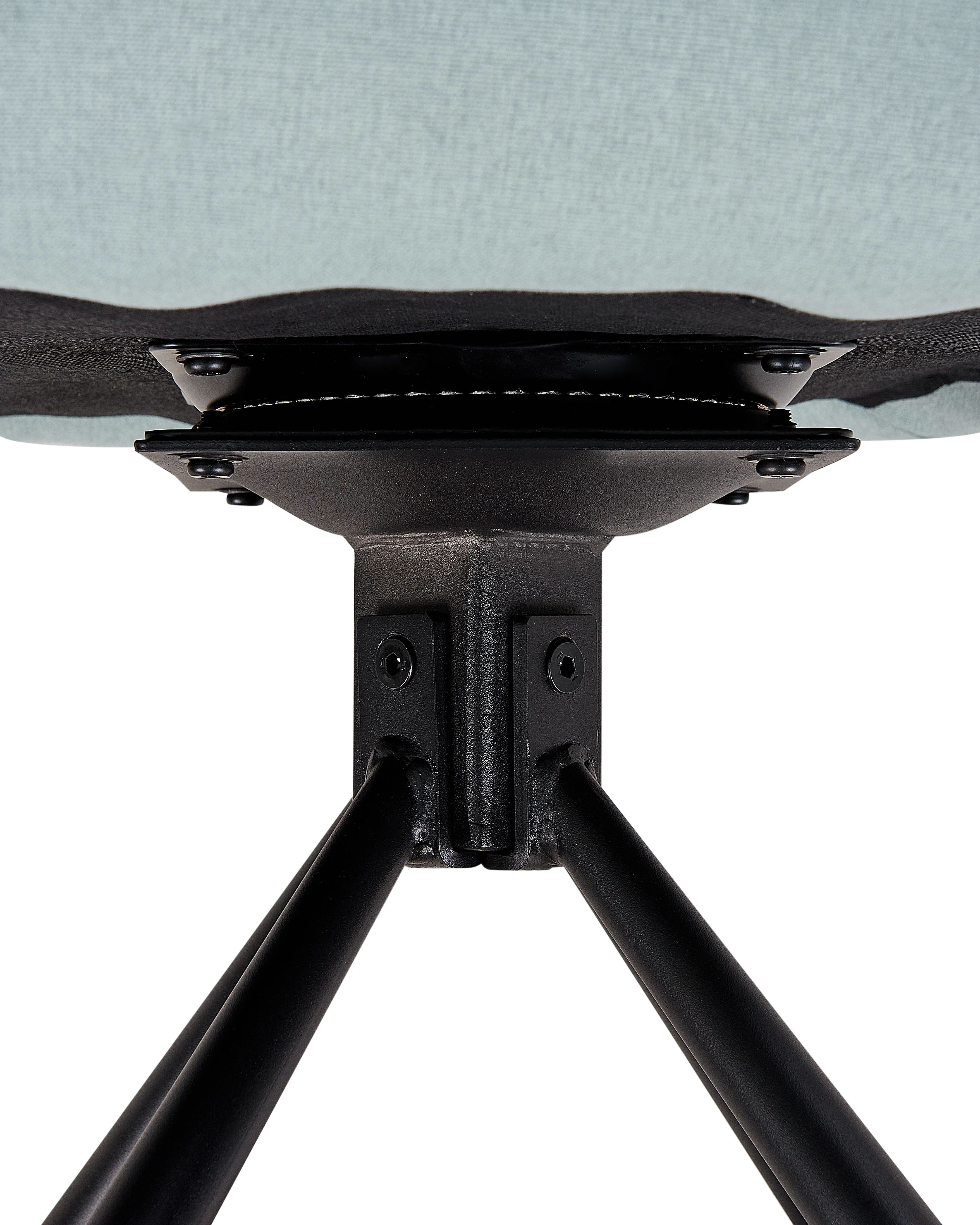 Set van 2 eetkamerstoelen draaibaar LOURES Lichtblauw