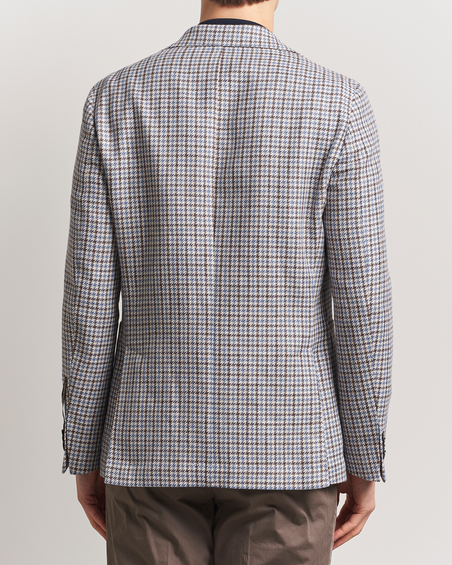 Oscar Jacobson Ferry Soft Patch Pocket Cotton/Linen Blazer Blue