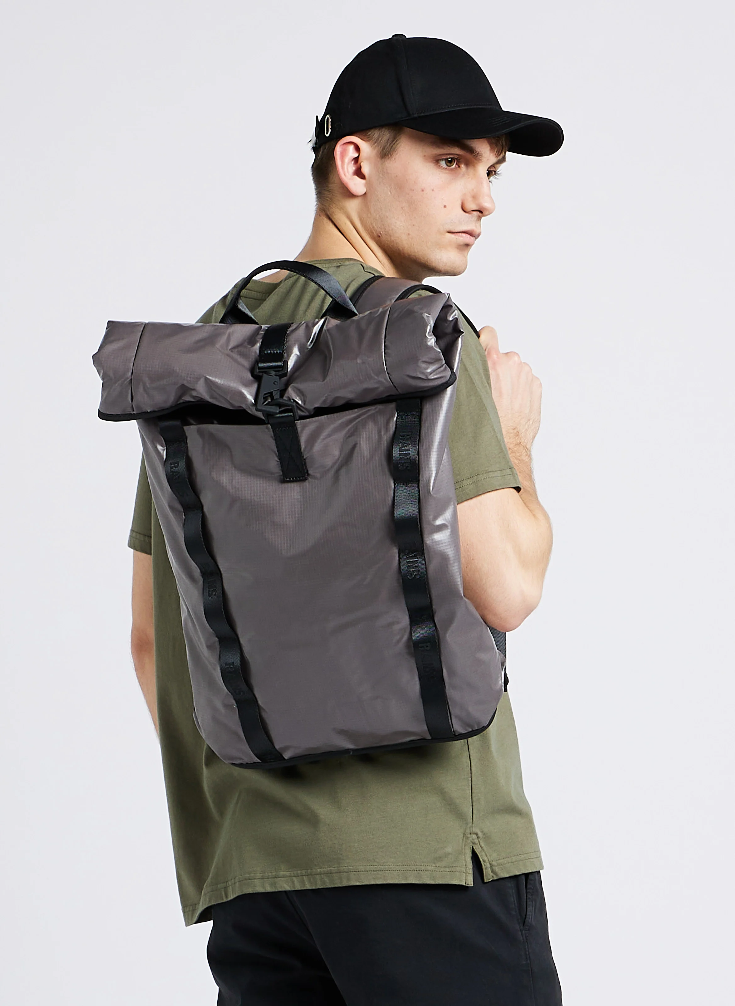 Sac à dos roll-top imperméable| Multicolore