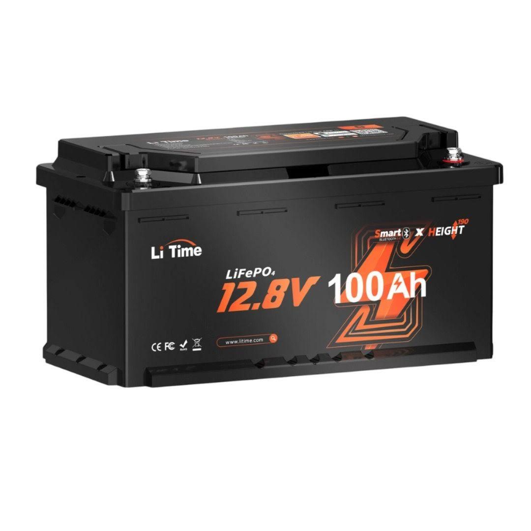 LiTime 12V 100Ah H190 Lithium Batterie mit Blutooth und BMS