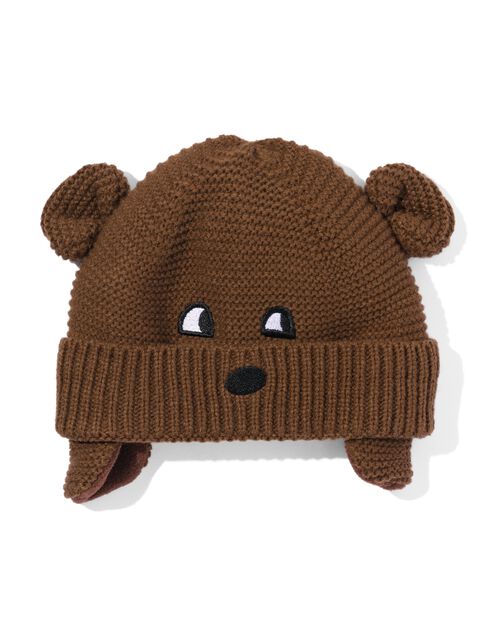 bonnet pour bébé chien marron