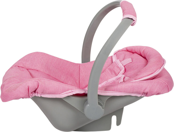 Mamamemo Autostol til dukke Pink Lyserød