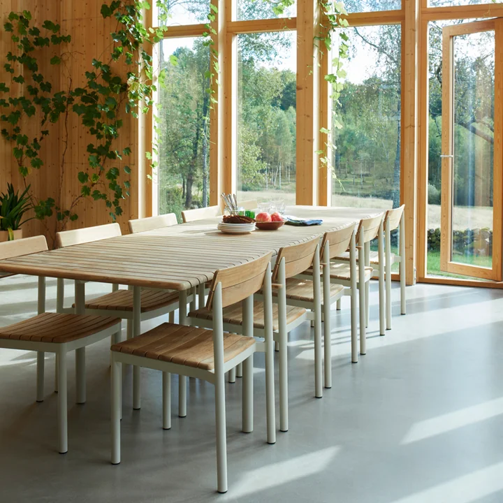 Fritz Hansen - Skagerak Pelagus Armlehnstuhl, Teak / elfenbein