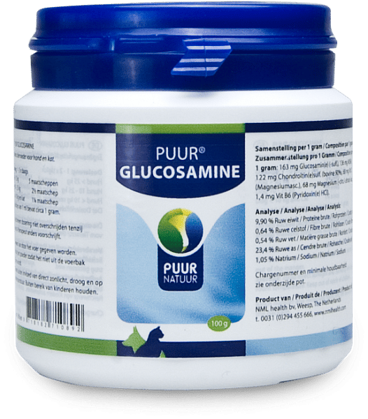 Puur Glucosamine Basis Hond Kat 100 gram