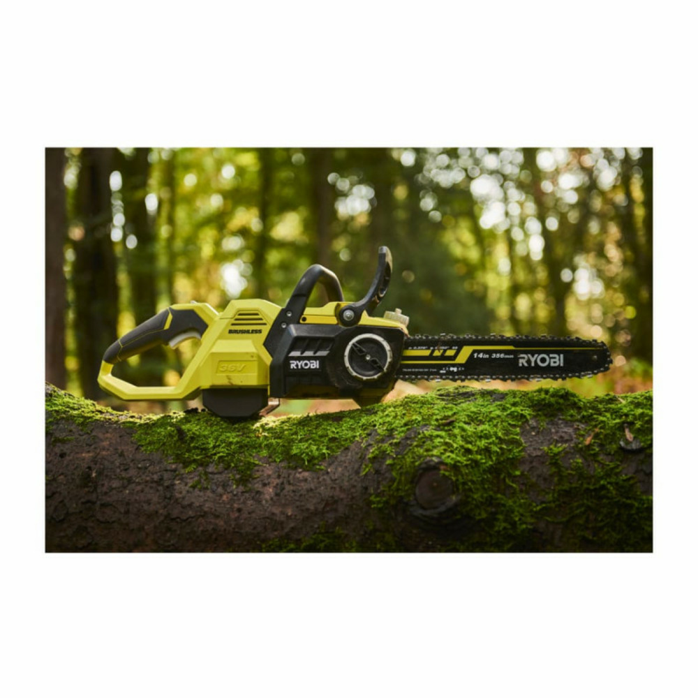 Tronçonneuse ryobi 36v lithiumplus brushless - 1 batterie 5.0ah - 1 chargeur ry36csx35a-150