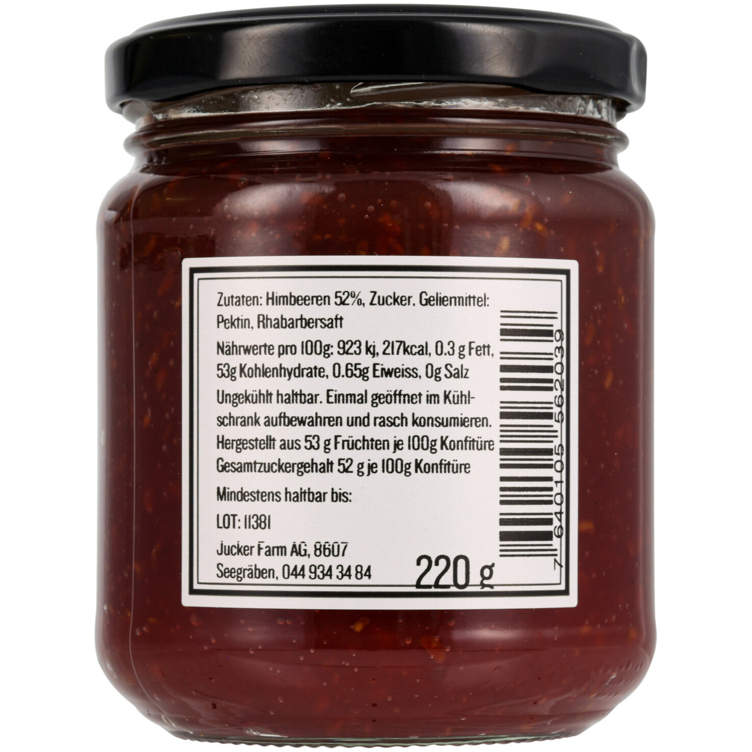 Jucker Farm Konfitüre Himbeere