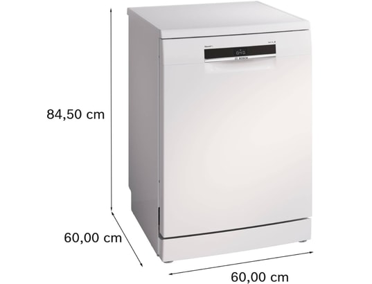 BOSCH - Lave vaisselle 60 cm SMS6ZCW12F, Série 6, Zeolith, Extra Clean Zone