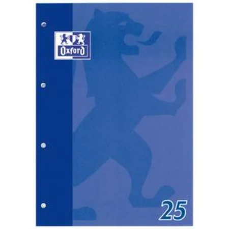 Oxford Schulblock,90 g/qm, A4, 9mm liniert/Rand, 50 Bl., sortiert, Optik Paper®