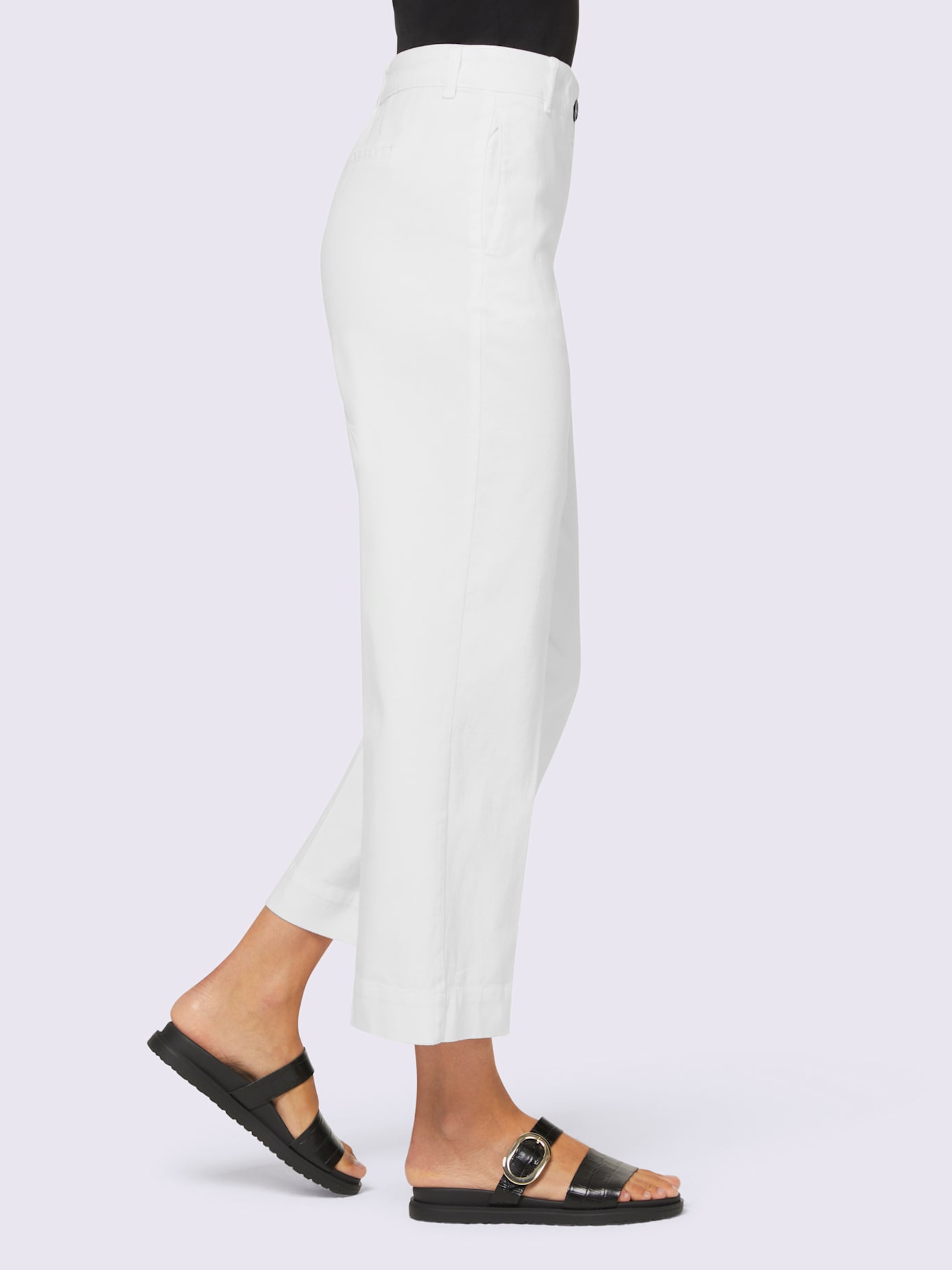 Pantalon forme courte tendance