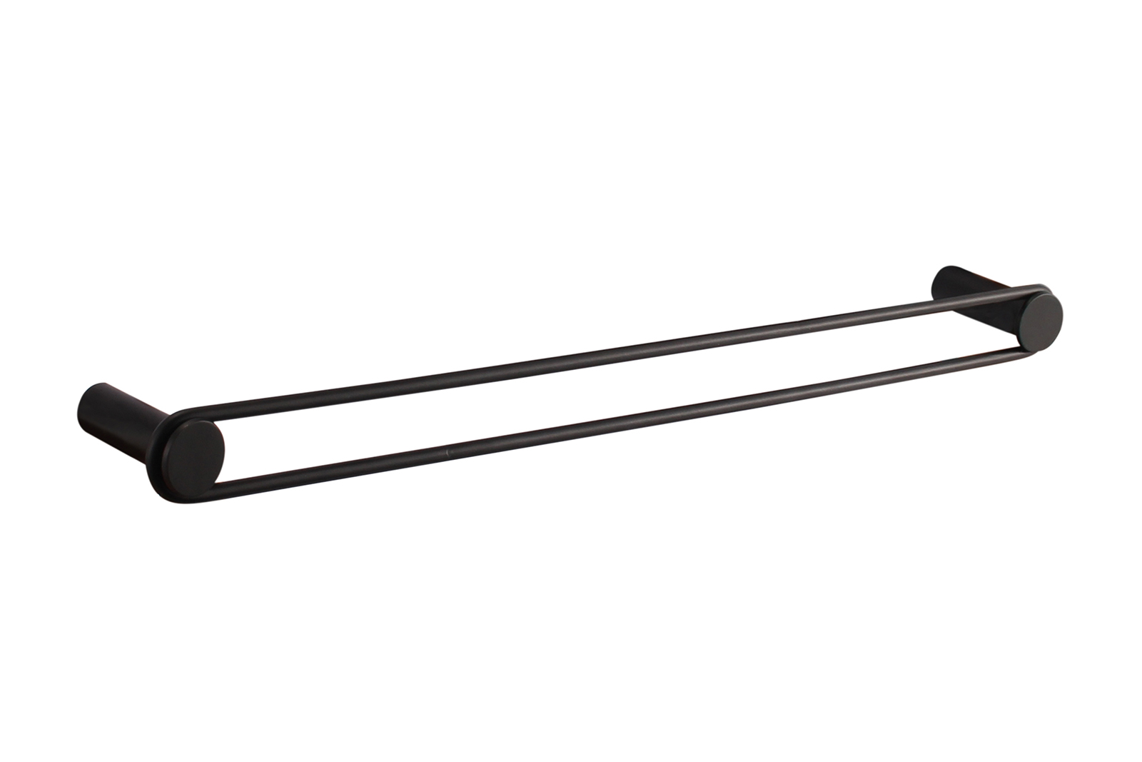 Sober håndkleholder Sort metall. B46 cm