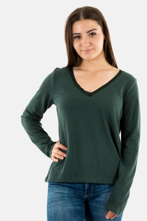 tee shirt manches longues grace & mila lewis_22030 vert