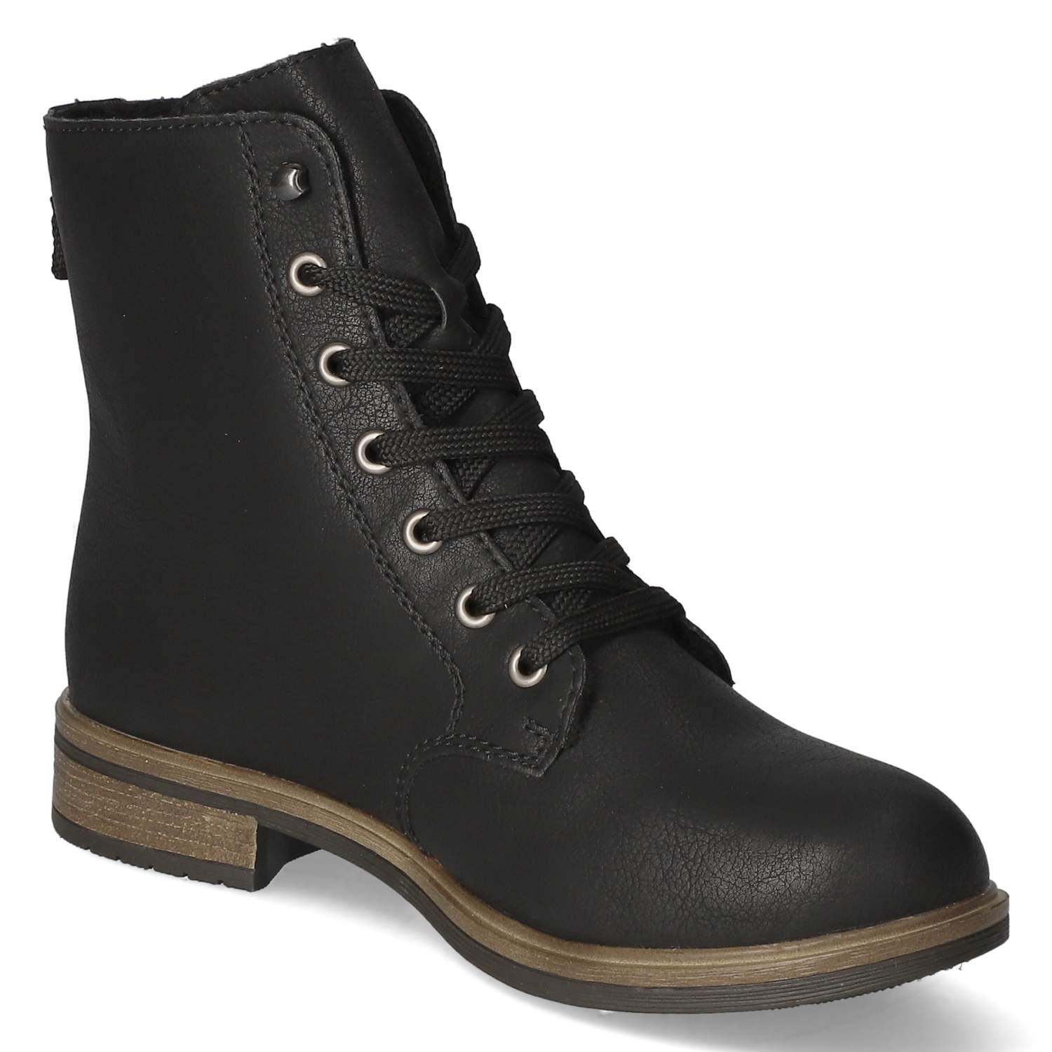 Rieker Schnürstiefeletten - schwarz