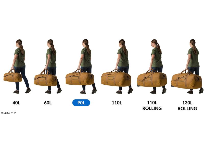 eagle creek Duffle Bag No Matter What, 90 l, Schwarz Wasserabweisende Reisetasche