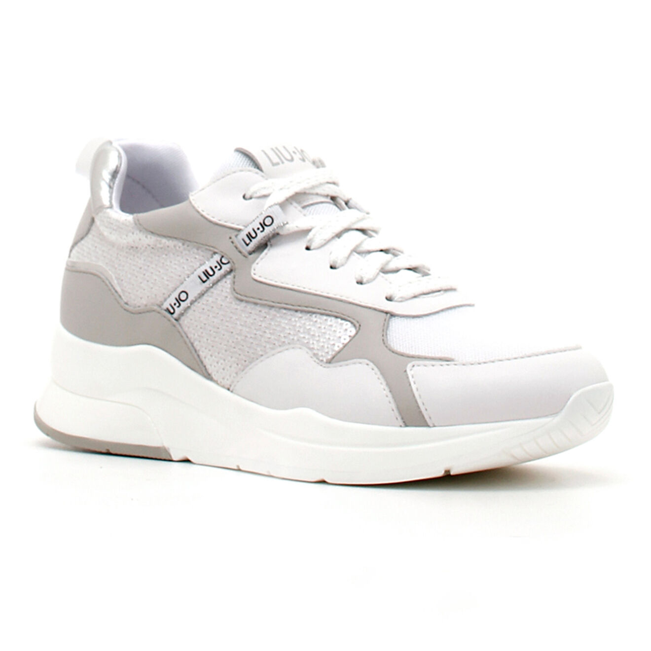 Liu-Jo Baskets Karlie blanc/gris clair
