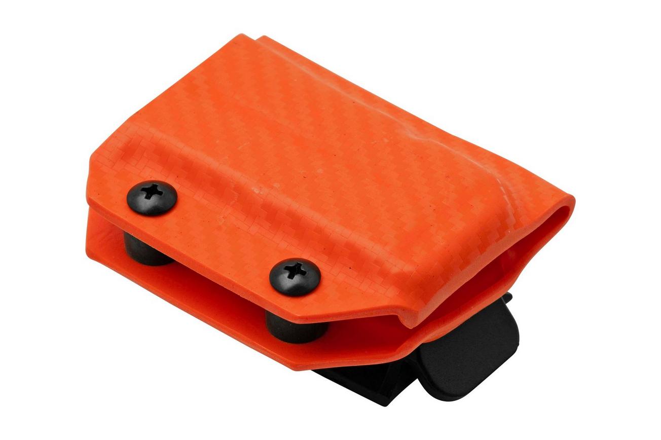 Clip And Carry Kydex Sheath Leatherman Wave, Wave Plus, Carbon Fiber Orange LWAVE-CF-ORNG riemholster