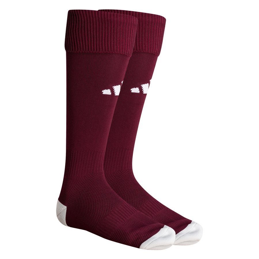 adidas Chaussettes de Football Milano 23 - Bordeaux/Blanc