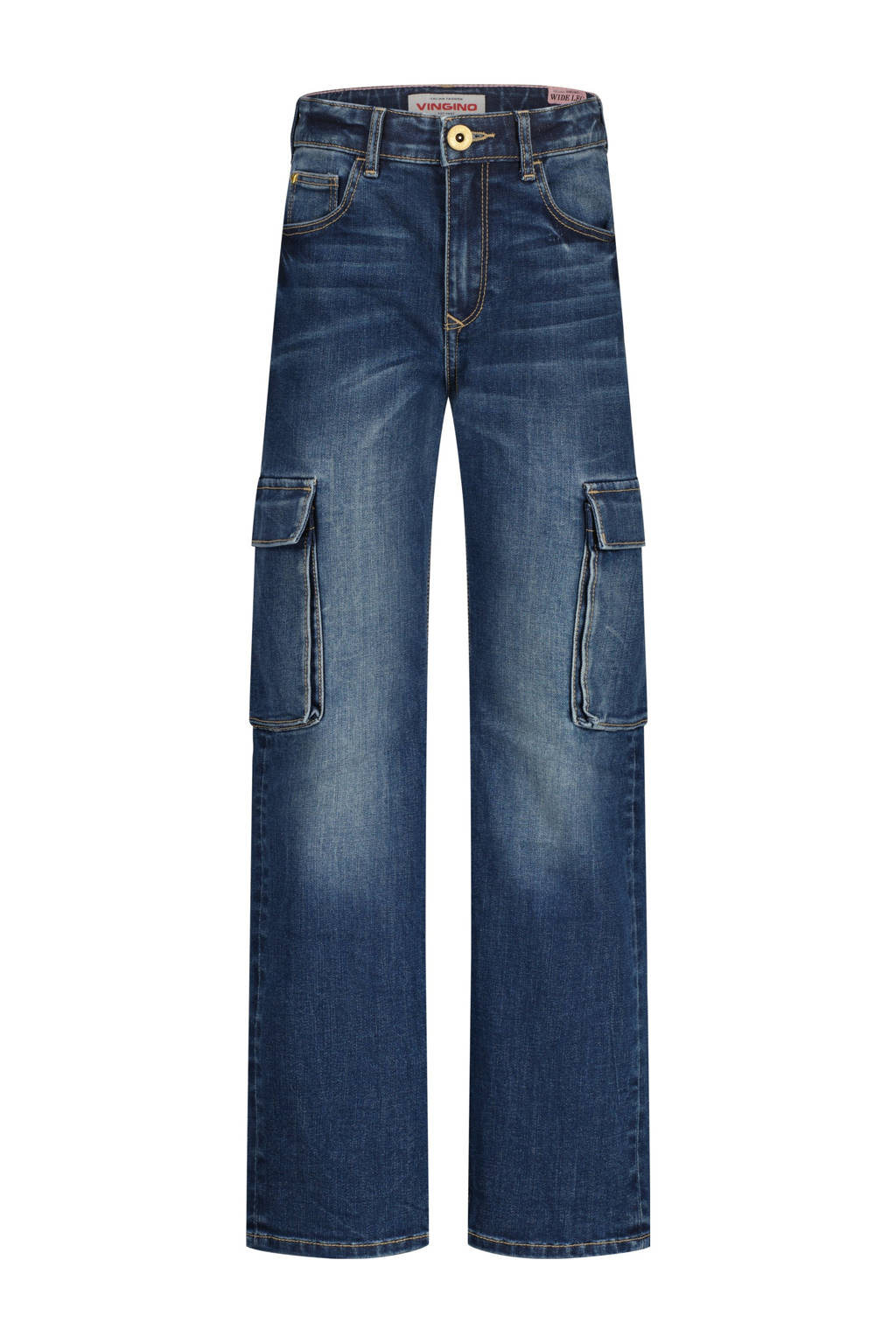 Vingino wide leg jeans Coco Cargo dark used