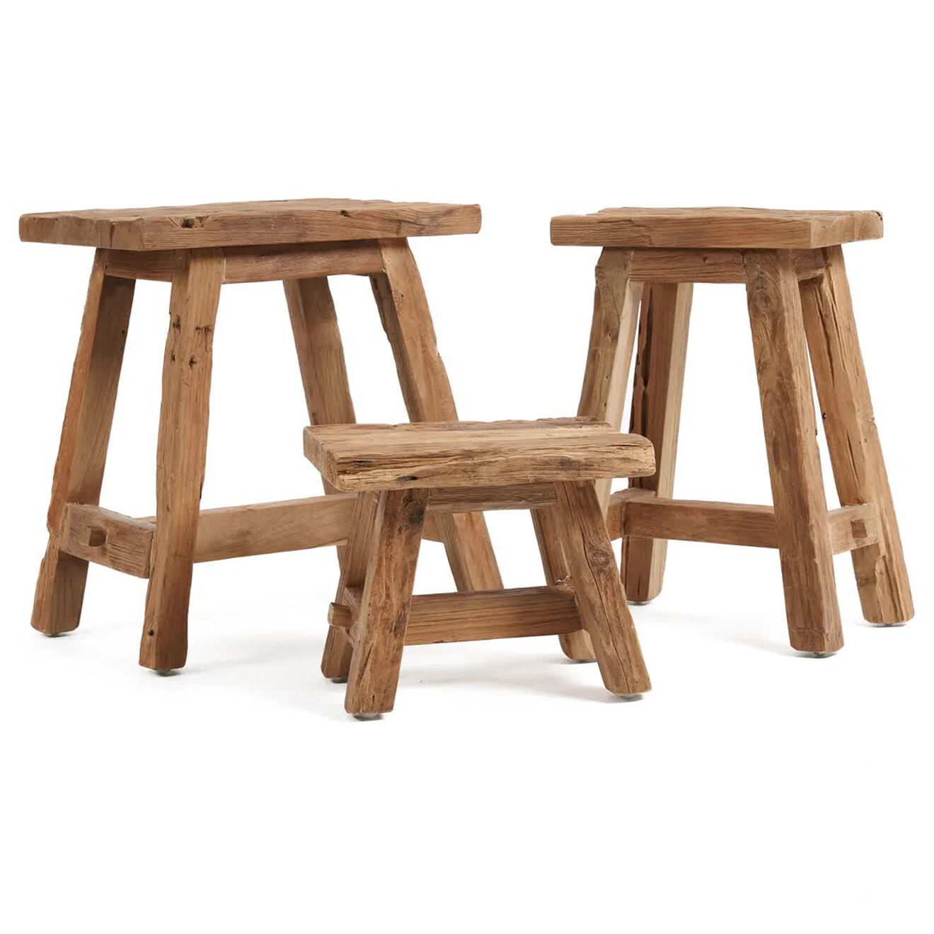 Bazar Bizar Tabouret Shoji M naturel - 33x20x44 cm