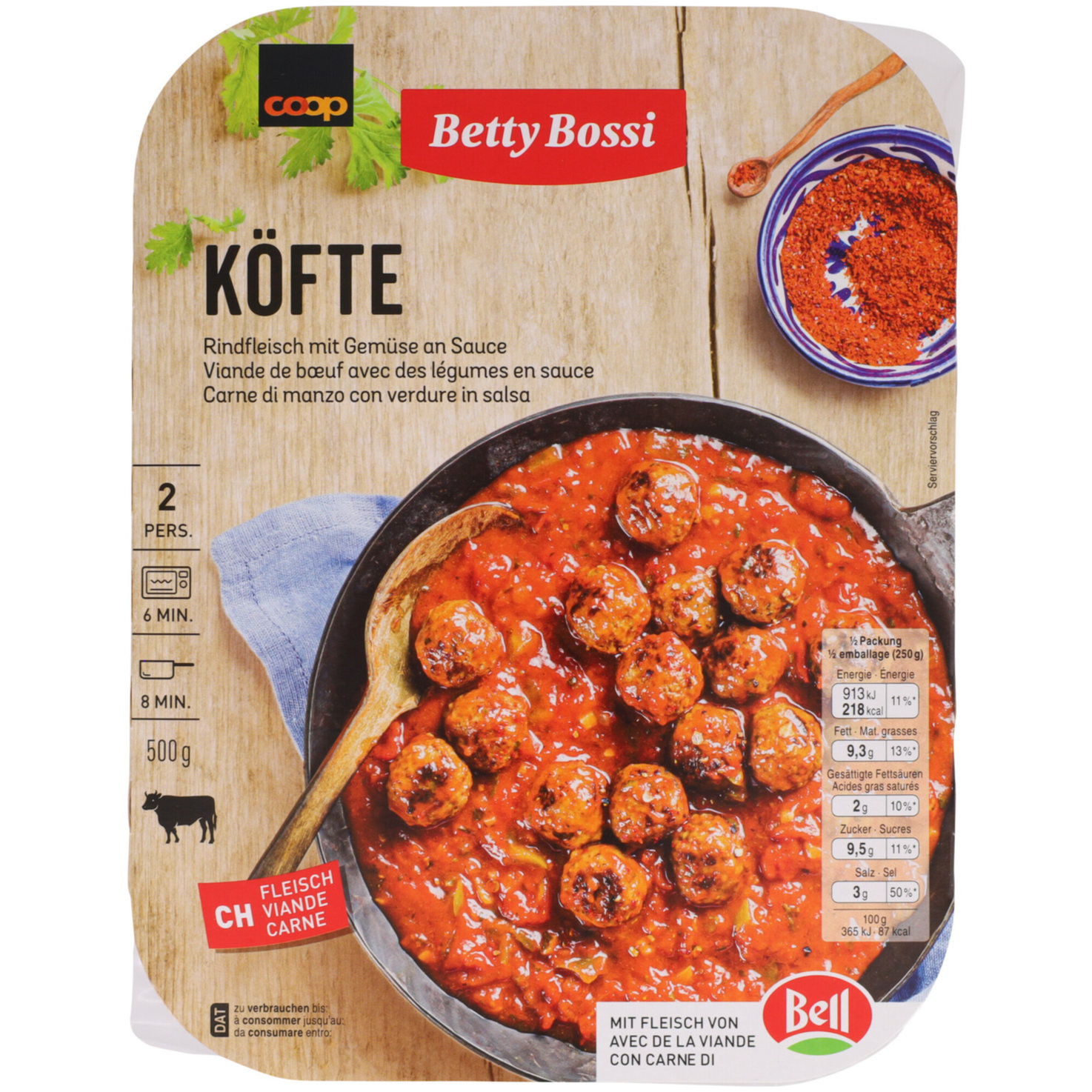 Betty Bossi Köfte