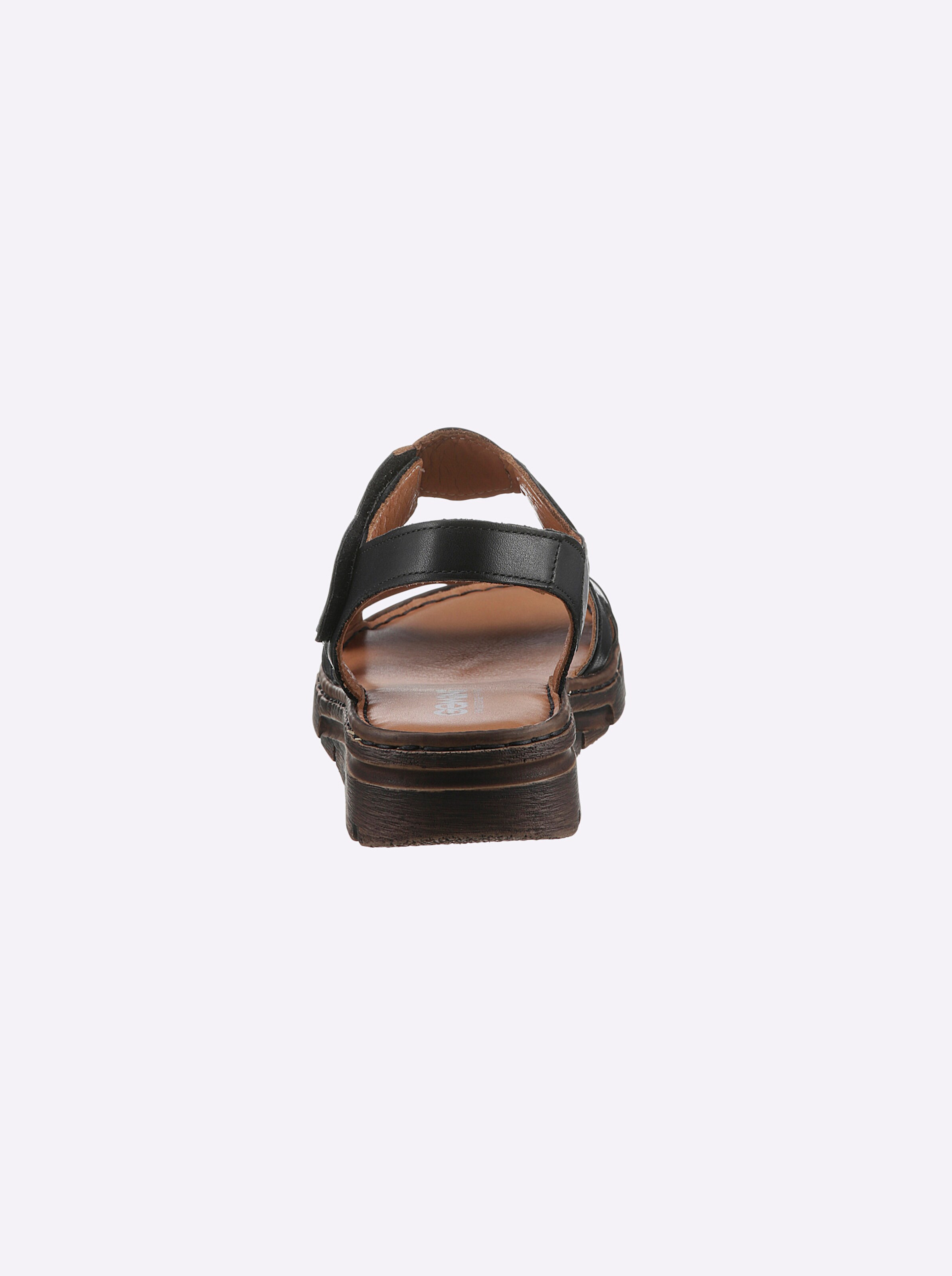 Gemini Sandale in schwarz