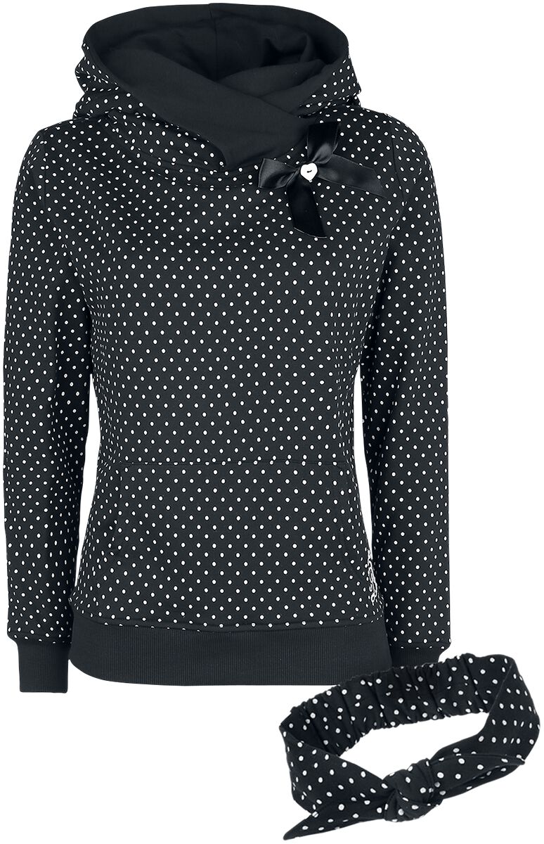 Pull À Pois Avec Col ÉCharpe | Pussy Deluxe Sweat-shirt à capuche