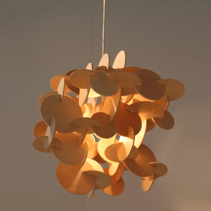 Normann Copenhagen - Bau Pendelleuchte, natur, gross