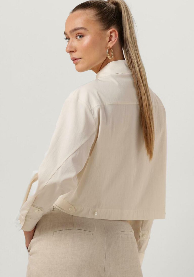 VANILIA beige vanilia blouse boxy adjustable fit