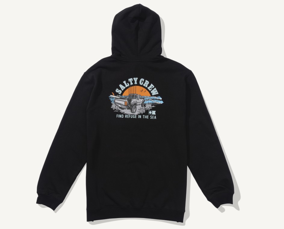 Salty Crew Lifted Fleece Black