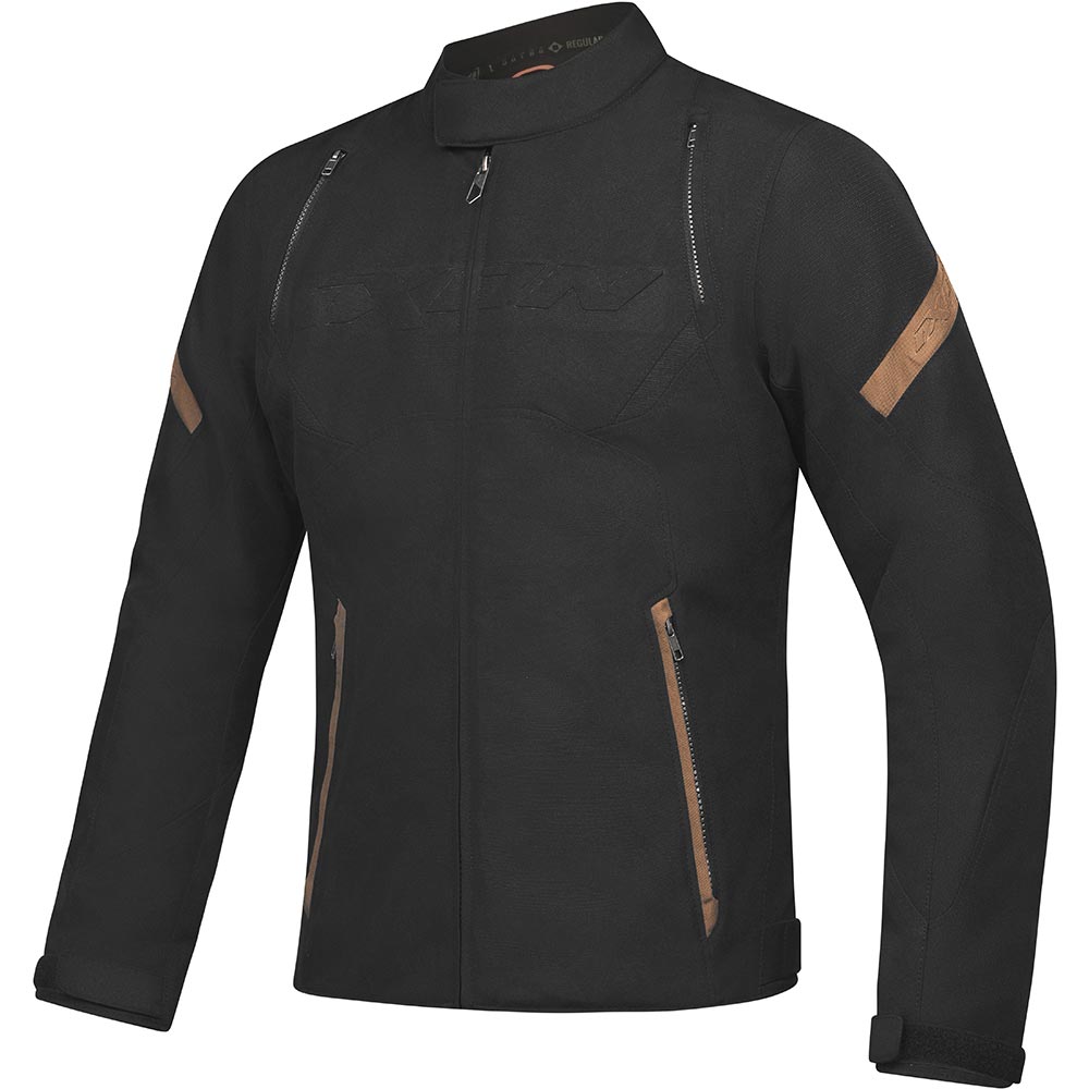 Ixon - Blouson Striker Retro Noir / Marron