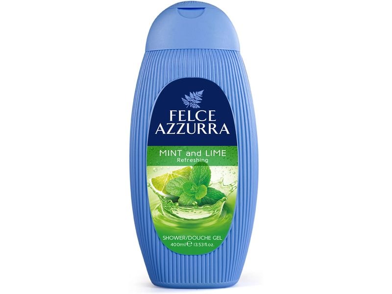Felce Azzurra Duschgel Mint & Lime 400 ml Regenerierendes Duschmittel mit lebendigem Duft