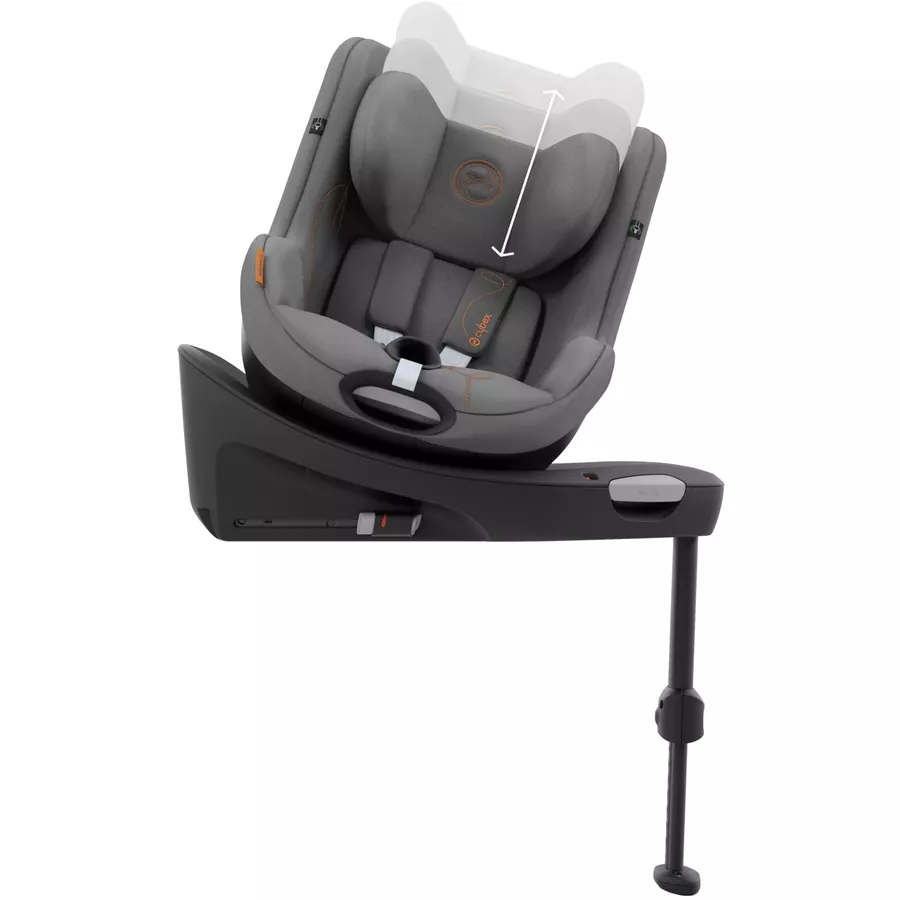 cybex GOLD Kindersitz Set Reboarder Sirona G inklusive Babyschale Cloud G inklusive Basisstation Base G Lava Grey