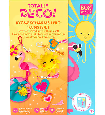 BOX CANDIY Kreas?t - Rygs?kcharms i Filt-kunsts?t - Totally Deco