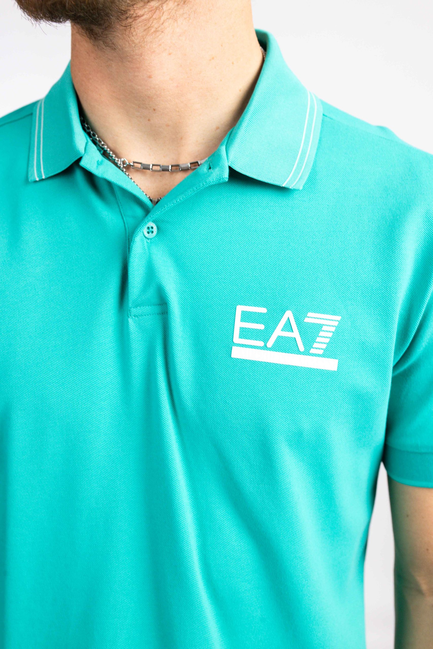 EA7 Emporio Armani Polo Heren Groen