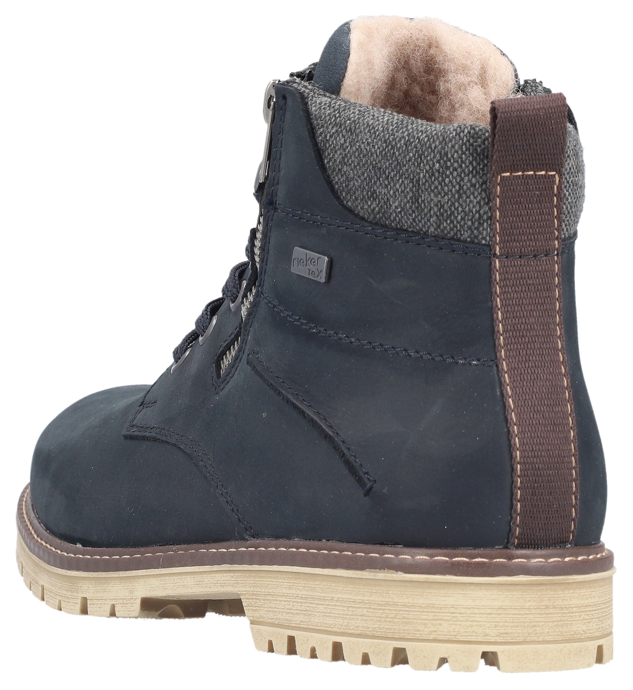 Rieker Winterstiefelette  , Winterboots, Outdoorboots, Rieker-Tex, mit gepolstertem Schaftrand