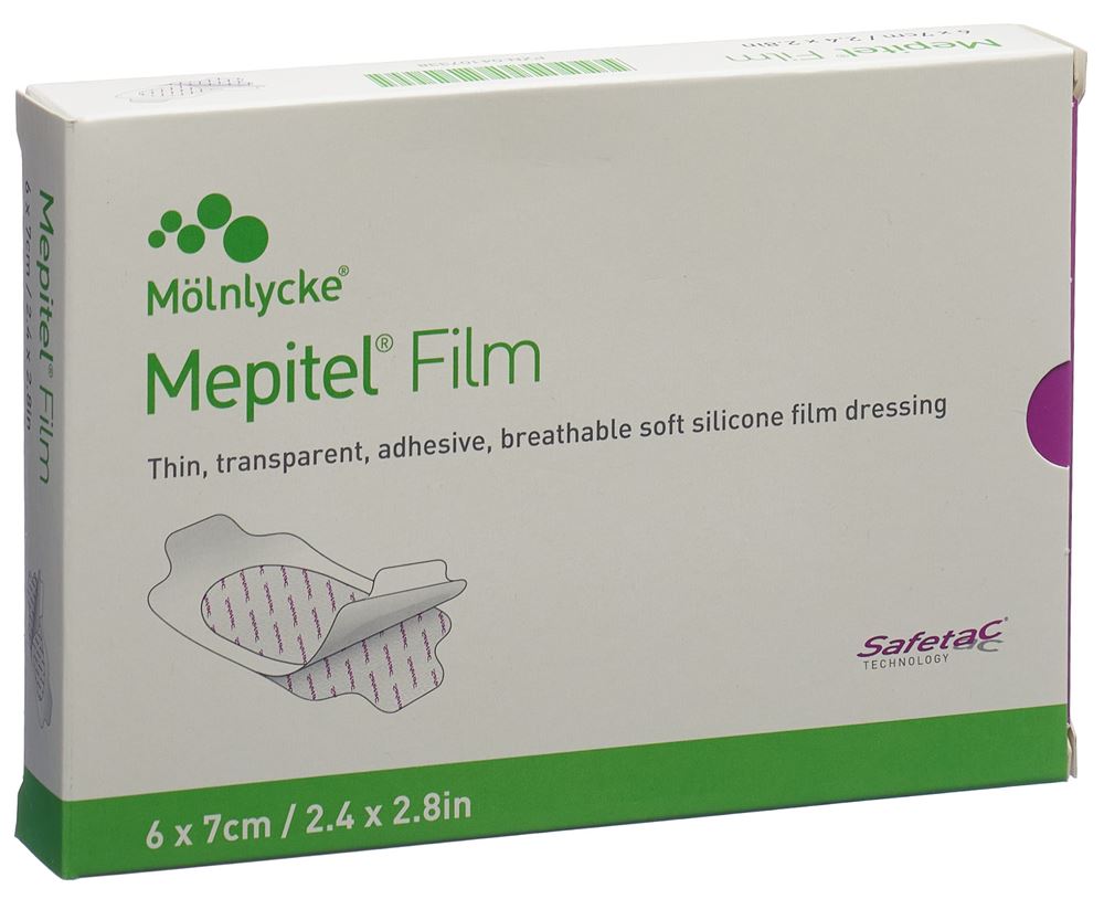 MEPITEL Film Safetac<br>10 Stück, 6x7cm, (neu)