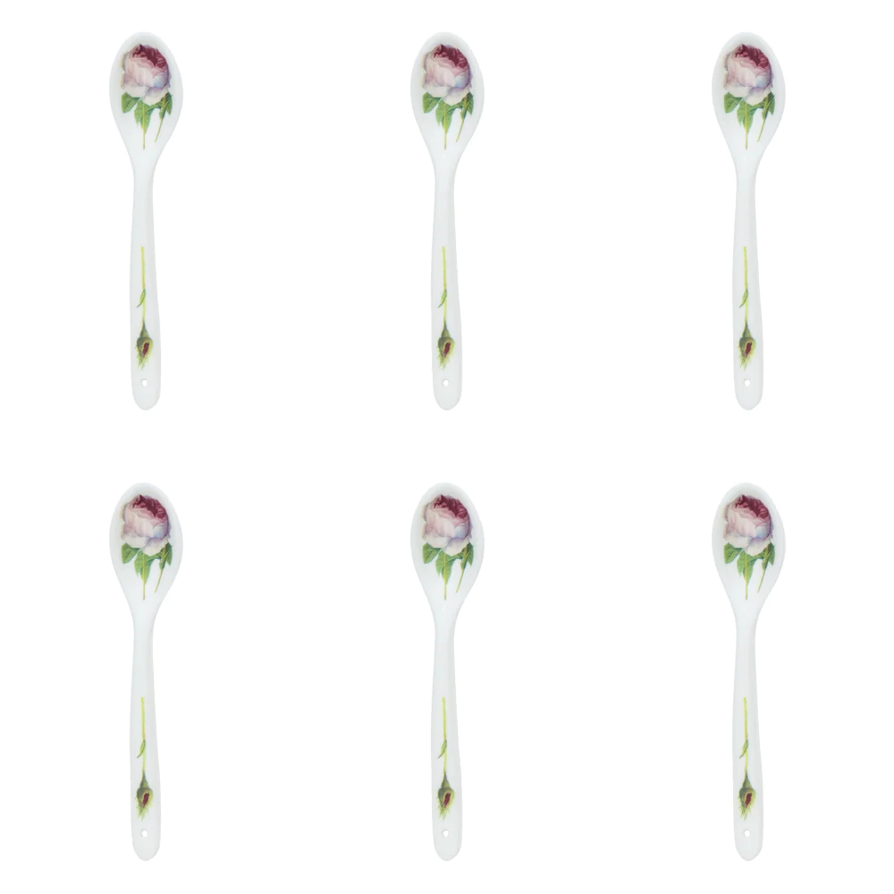Cuillère à thé Rose Redouté (lot de 6) Roy Kirkham