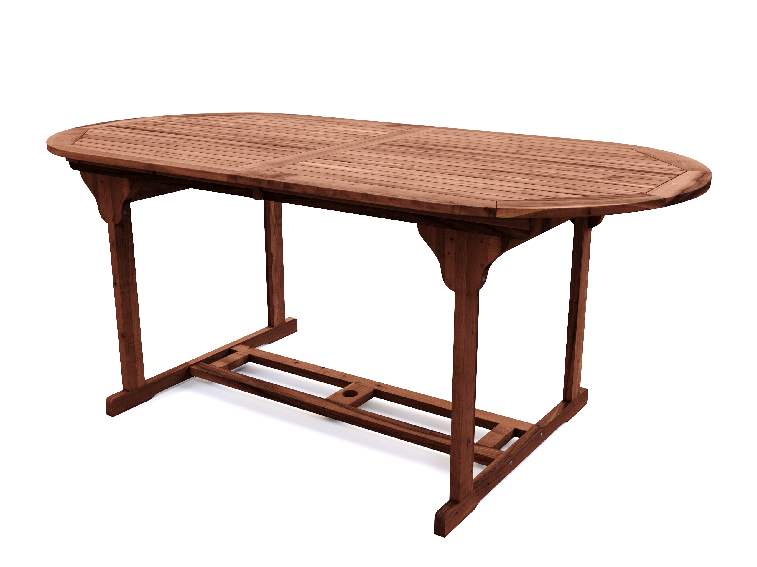Gartentisch Holz LISSABON ausziehbar 180 - 240 cm