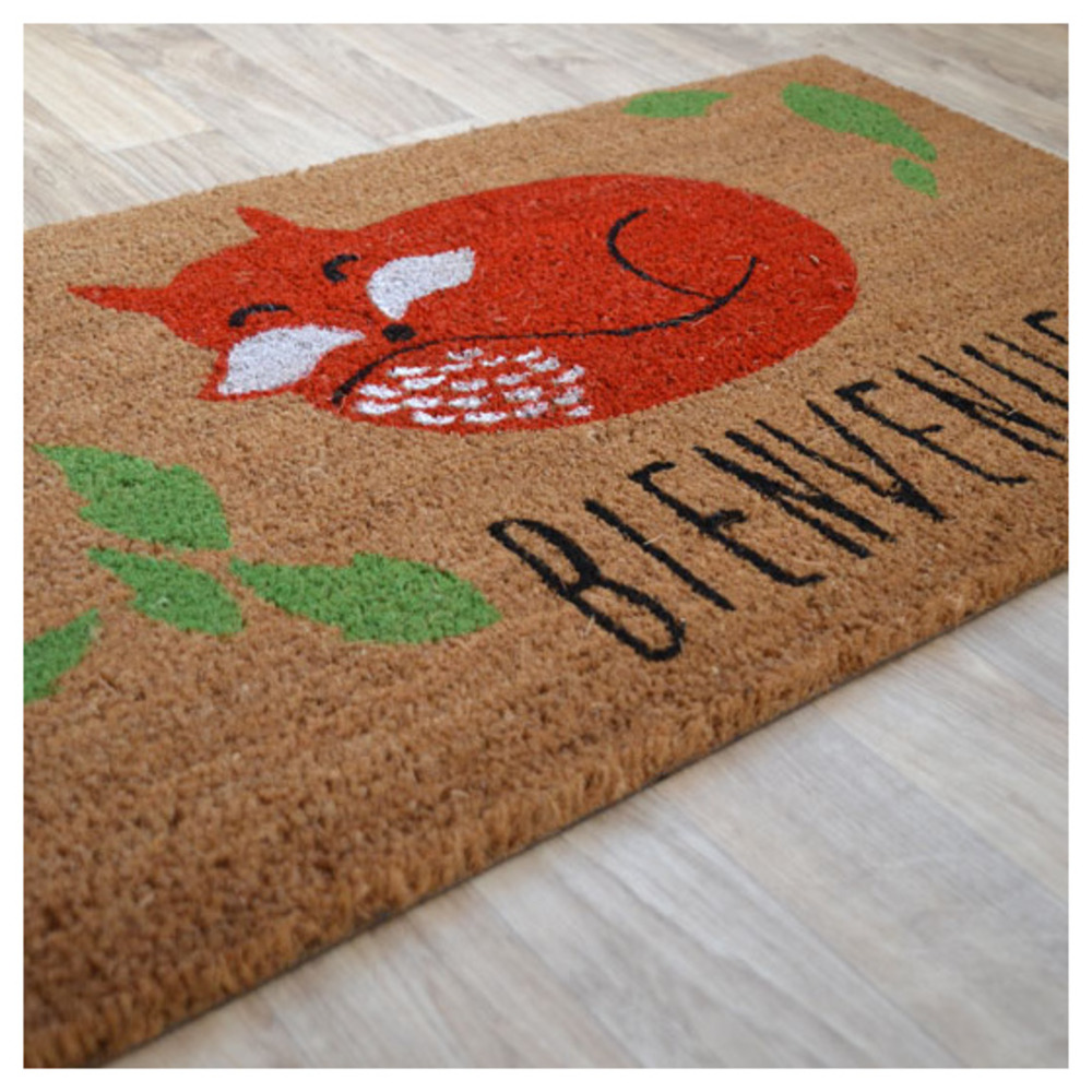 Paillasson coco 45 x 75 cm - renard