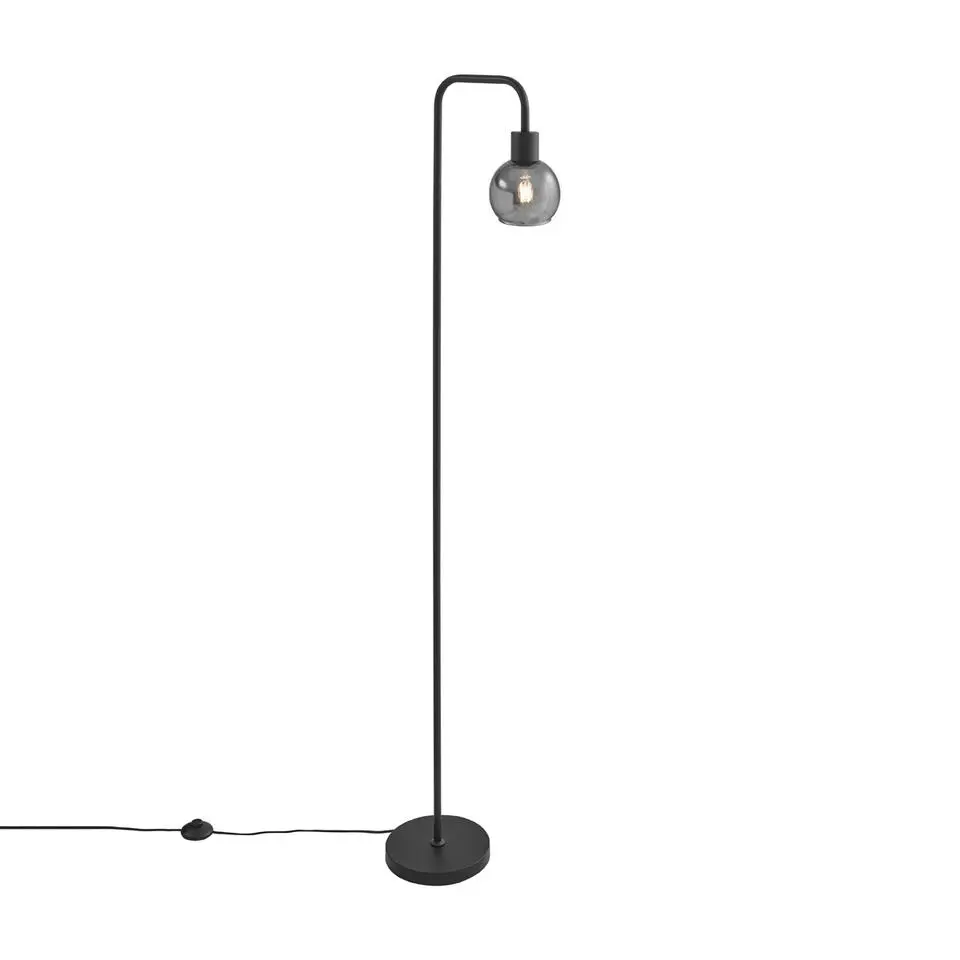 Qazqa vloerlampen vidro grijs e27