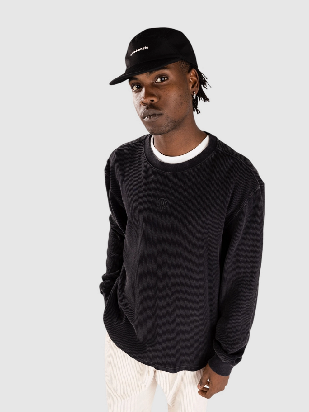 Ninth Hall Fundamental Thermal Long Sleeve T-Shirt black